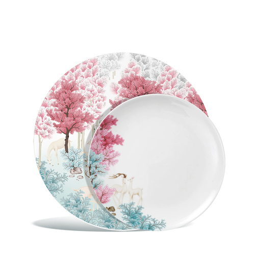 鸿运当头32头餐具，瓷创互联文创产品