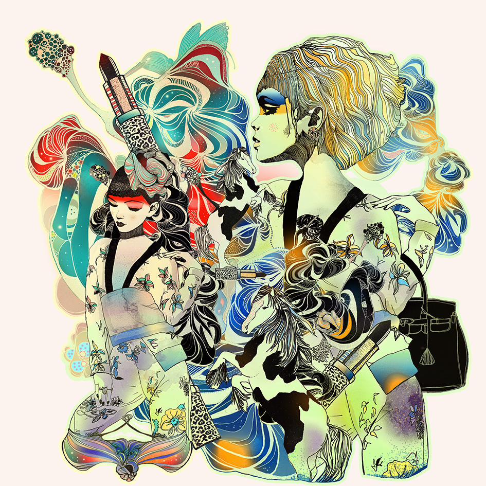 意大利著名插画师giulio iurissevich插画作品